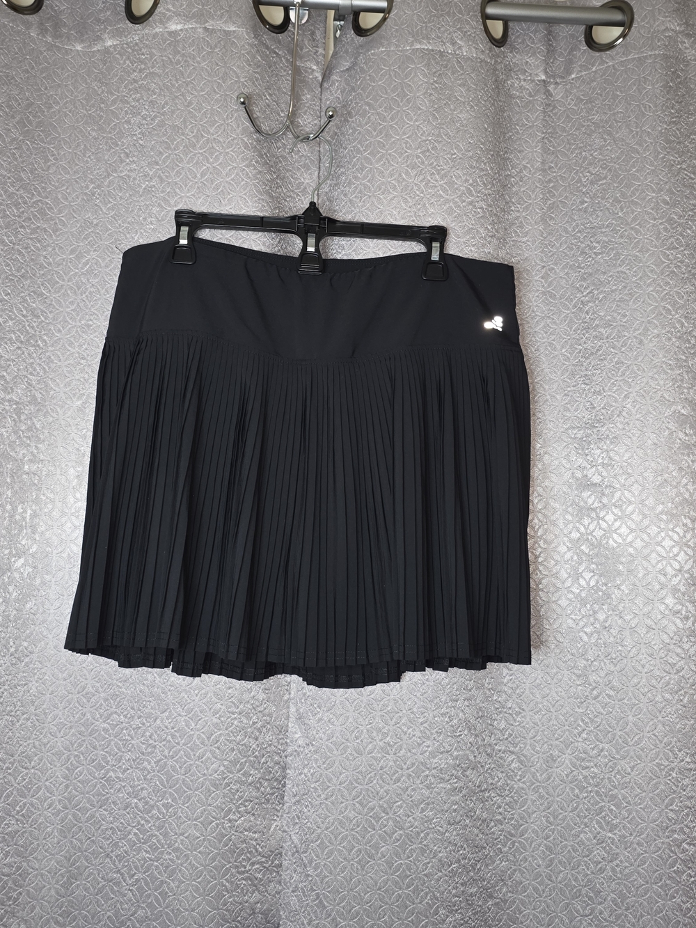 bcg Black Pleated Skater Skirt